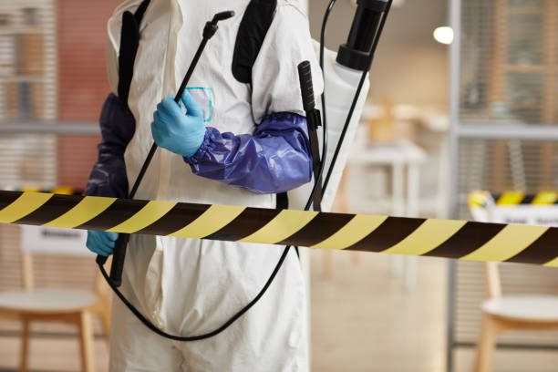Professional Biohazard Cleanup technician working in Whitewater, CA